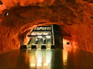RADHUSET 1 300x225 - Stockholm-Metro Art-List of 8 most beautiful metro stations