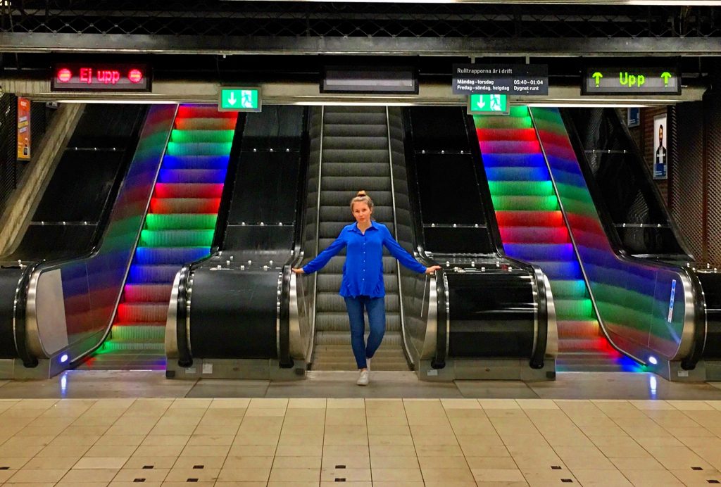 Tekniska hogschele 2 1024x692 - Štokholm-Metro Art-Zoznam 8 najkrajších staníc metra