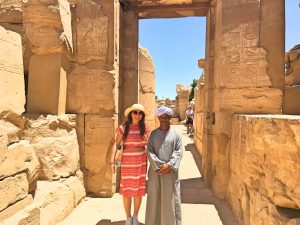 ja a egypťan Karnak 300x225 - Luxor-egyptská história na jednom mieste