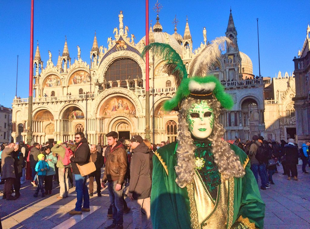 Benatky zelena maska 1024x759 - Venice-Photo Diary of the famous Venetian Carnival