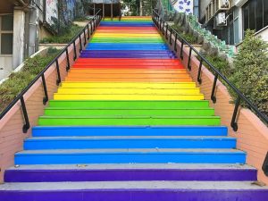 Istanbul Rainbow steps 300x225 - Istanbul-List of 12 places you need to see