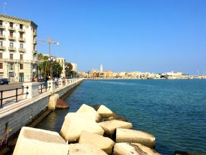 Bari promenada 1 300x225 - Bari-a port city in the south of Italy